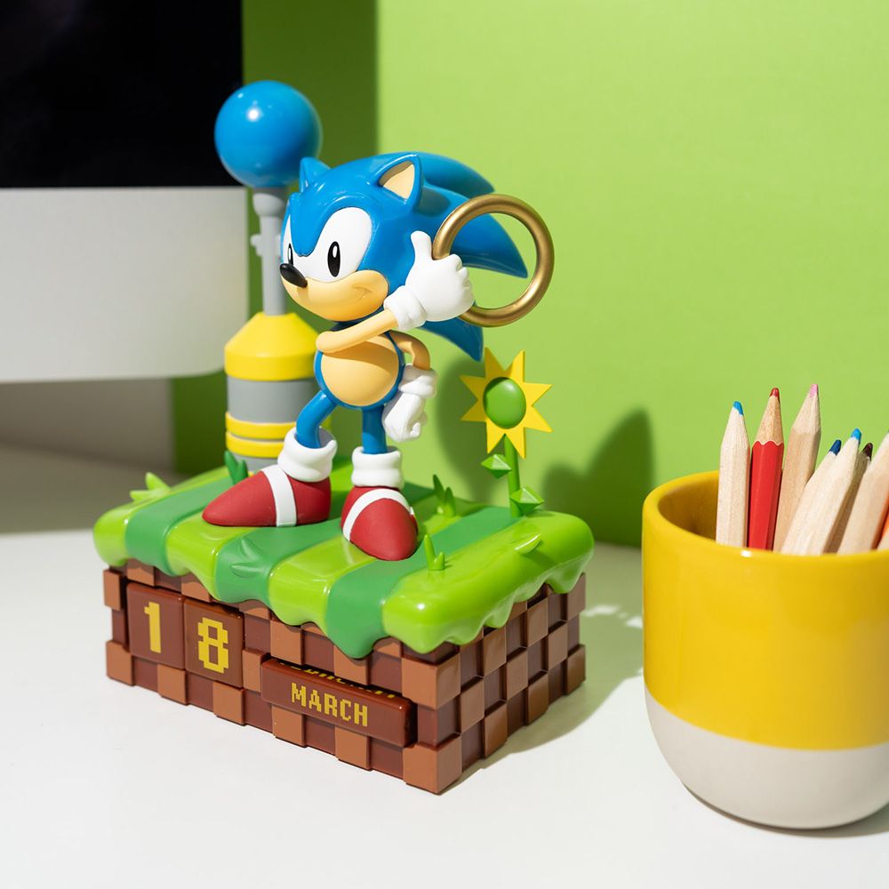 Perpetual 3D Calendar 16cm SONIC THE HEDGEHOG