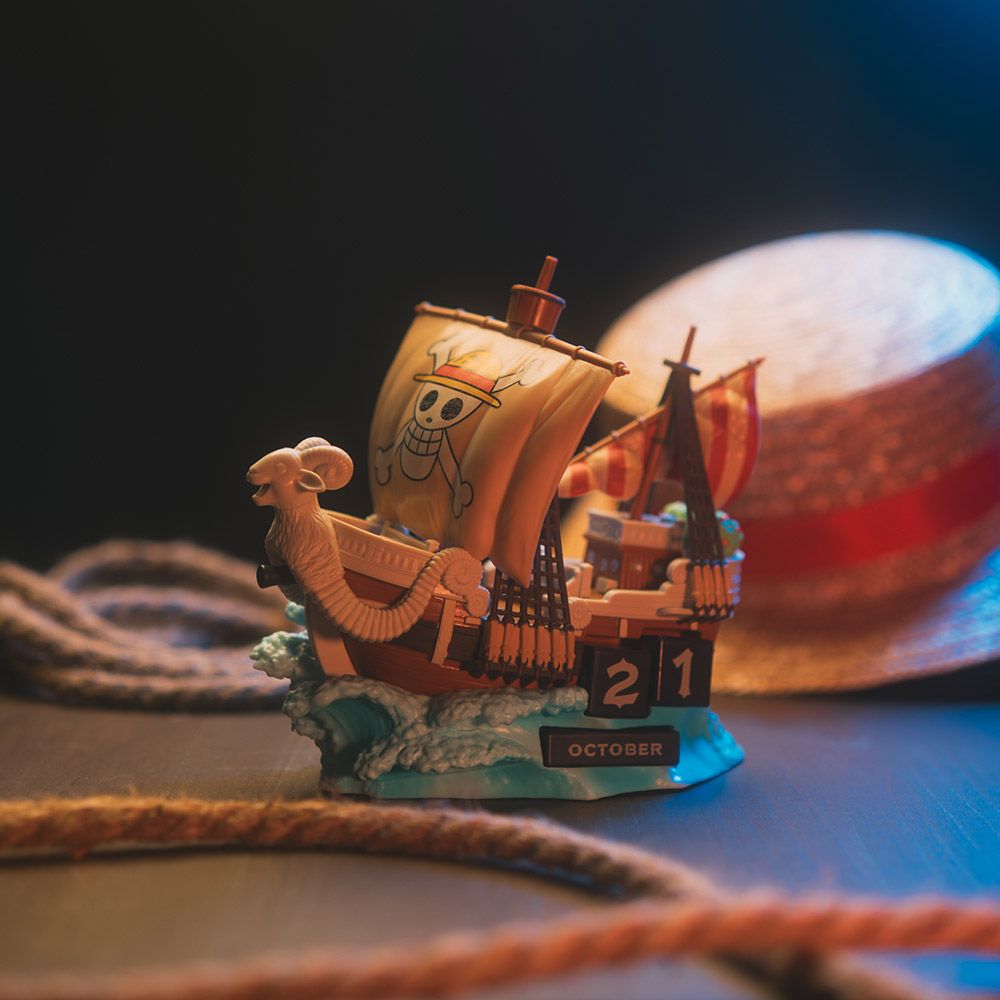 Perpetual 3D Calendar 16cm NETFLIX ONE PIECE Going Merry