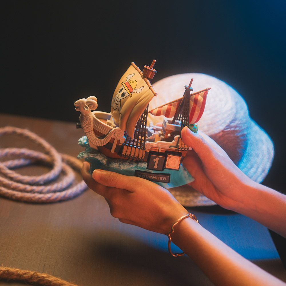 Perpetual 3D Calendar 16cm NETFLIX ONE PIECE Going Merry