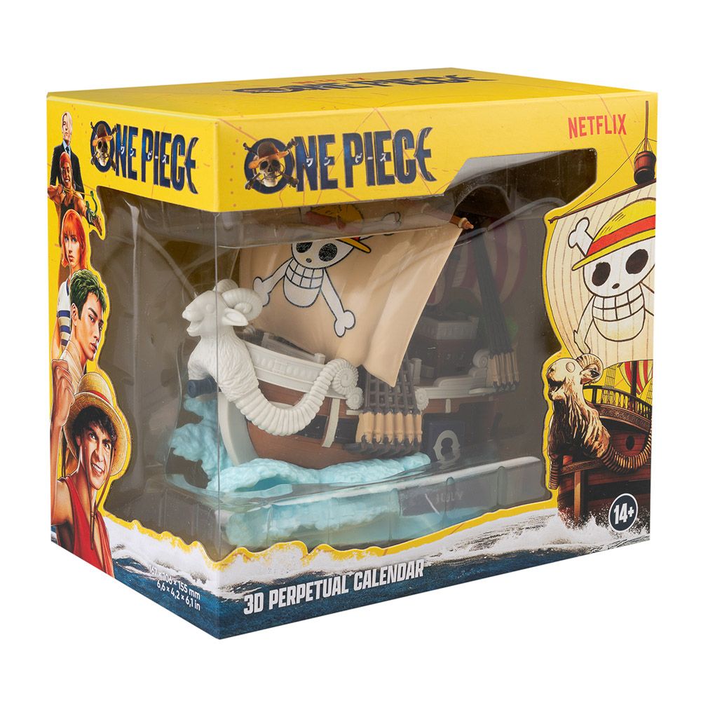 Perpetual 3D Calendar 16cm NETFLIX ONE PIECE Going Merry