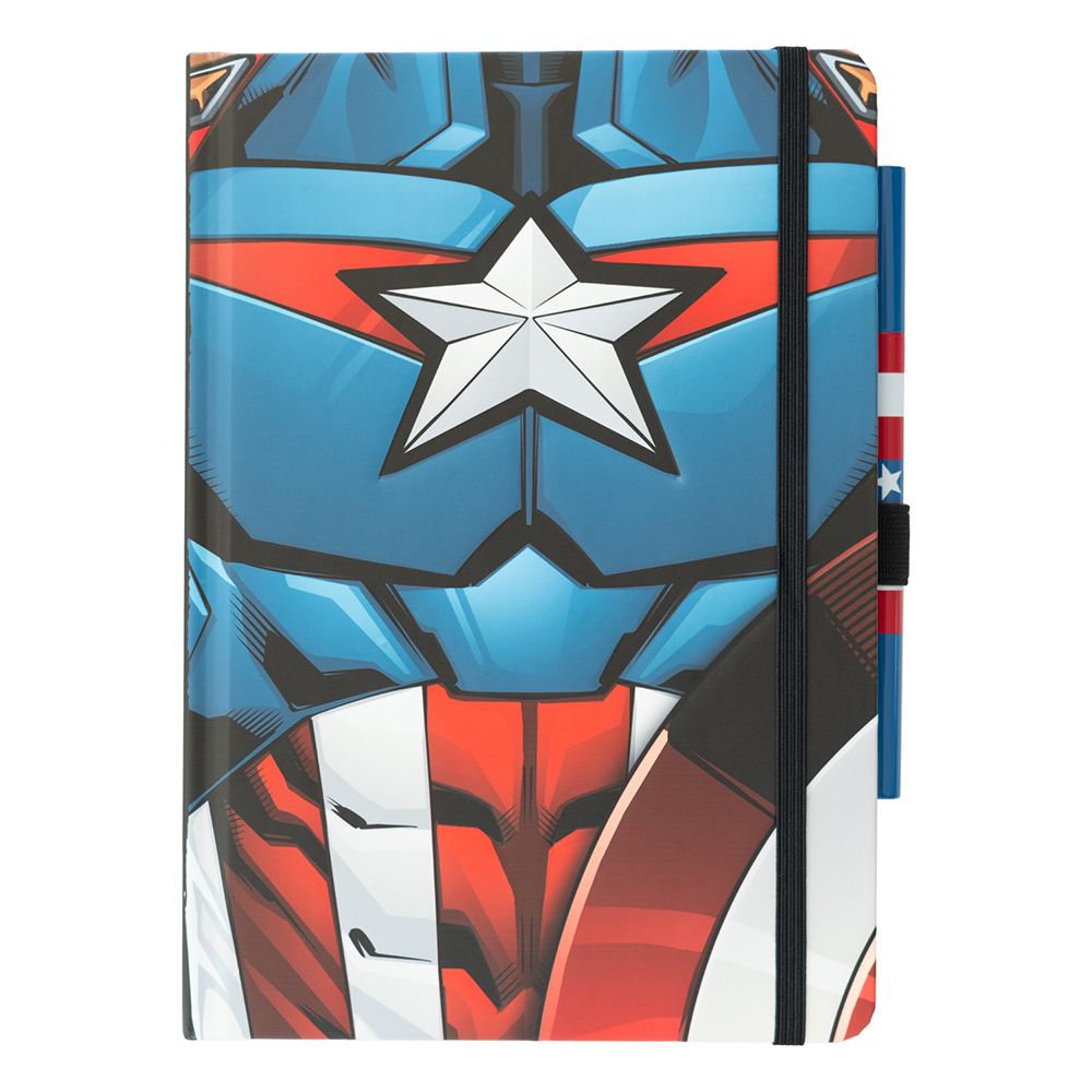 Premium Notebook A5 MARVEL CAPTAIN AMERICA Uniform