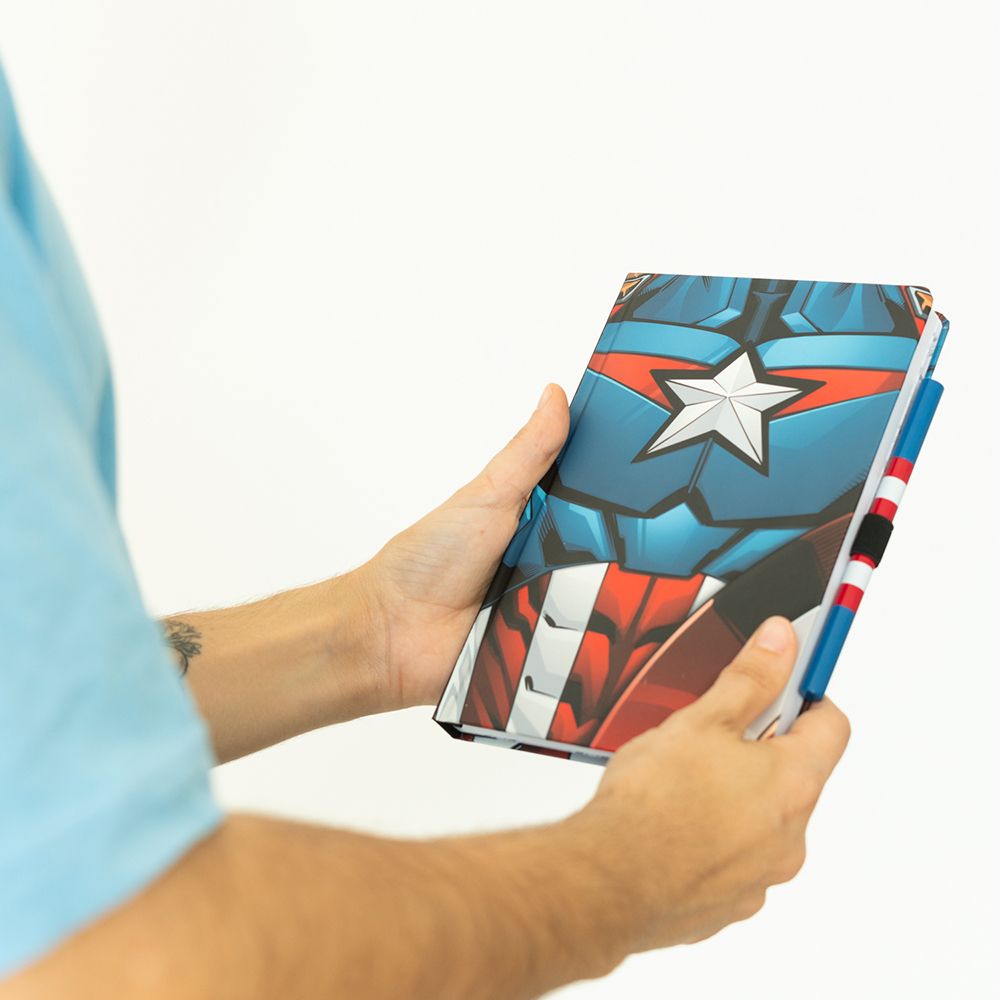 Premium Notebook A5 MARVEL CAPTAIN AMERICA Uniform