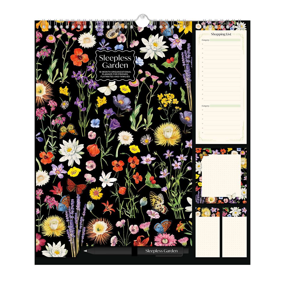 Wall Calendar/Planner 2026/2027 30X34cm SLEEPLESS GARDEN