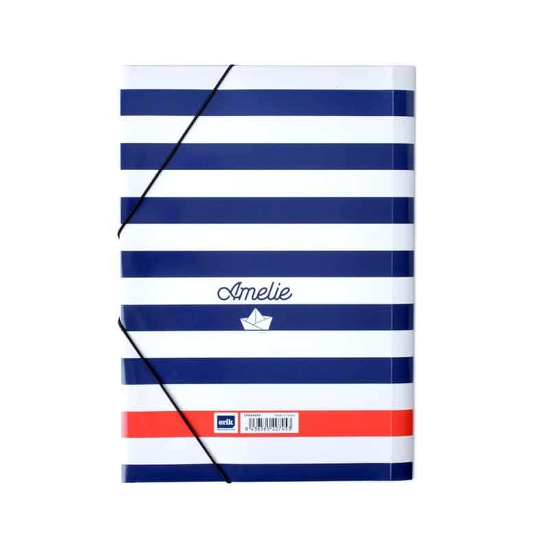 Folder Elastic cord A4 AMELIE Naval
