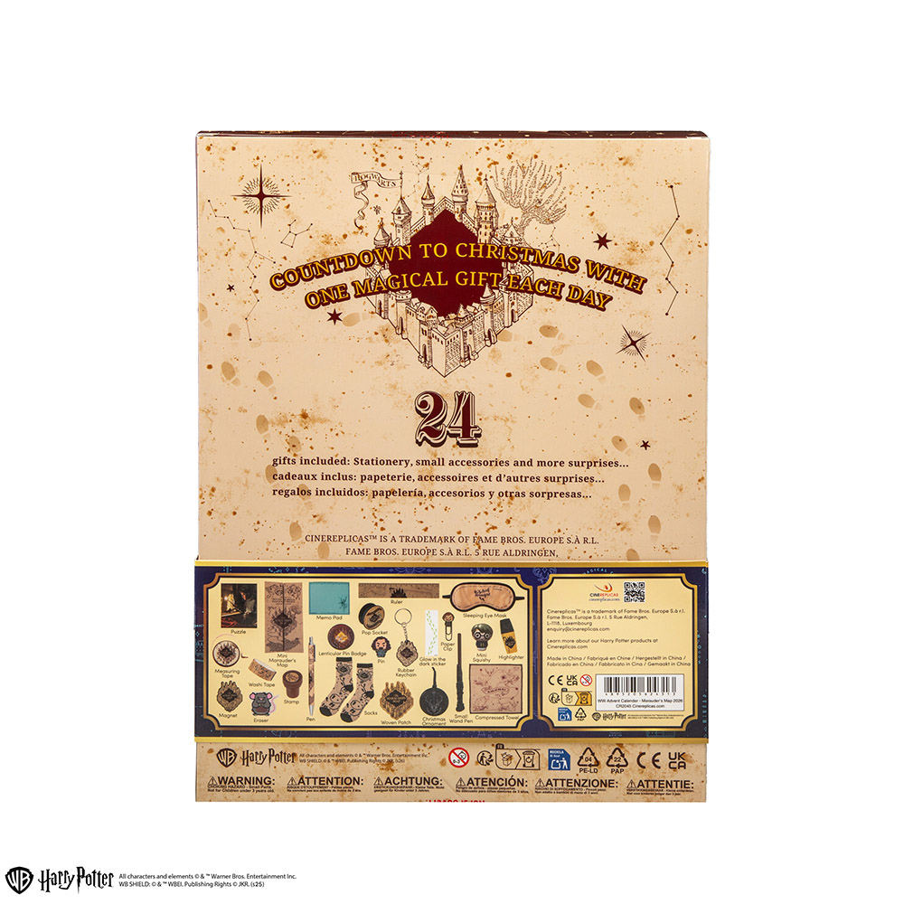 Calendar Advent HARRY POTTER Marauder's Map
