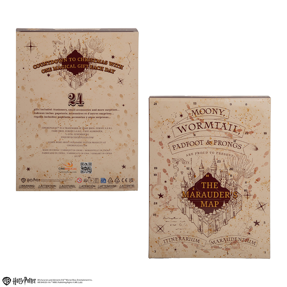 Calendar Advent HARRY POTTER Marauder's Map
