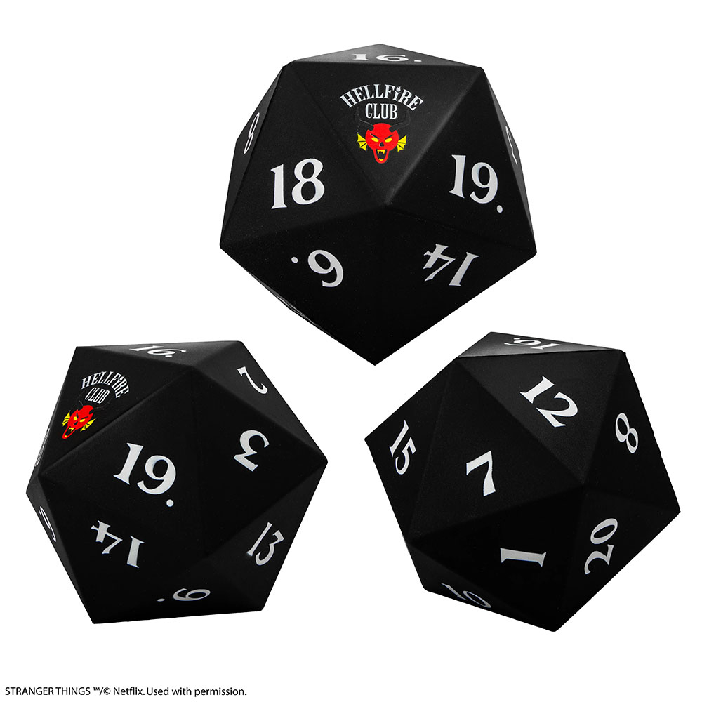 Squishy Hellfire Club Dice STRANGER THINGS 15X12.7X12.2 cm