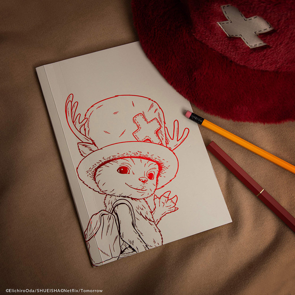 Premium Τετράδιο Α5 με Μαλακό PU Εξώφυλλο ONE PIECE Chopper's Sketch