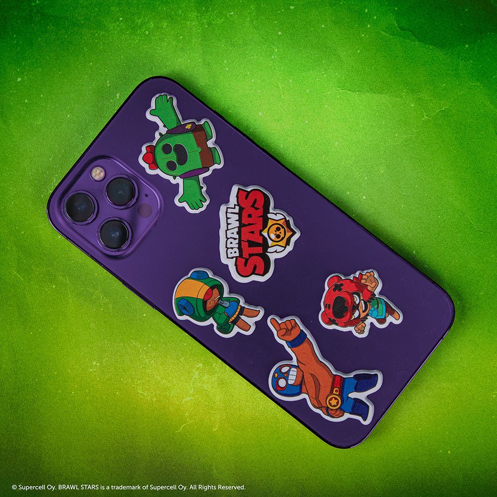 Σετ 2 τεμαχίων Puffy Stickers BRAWL STARS