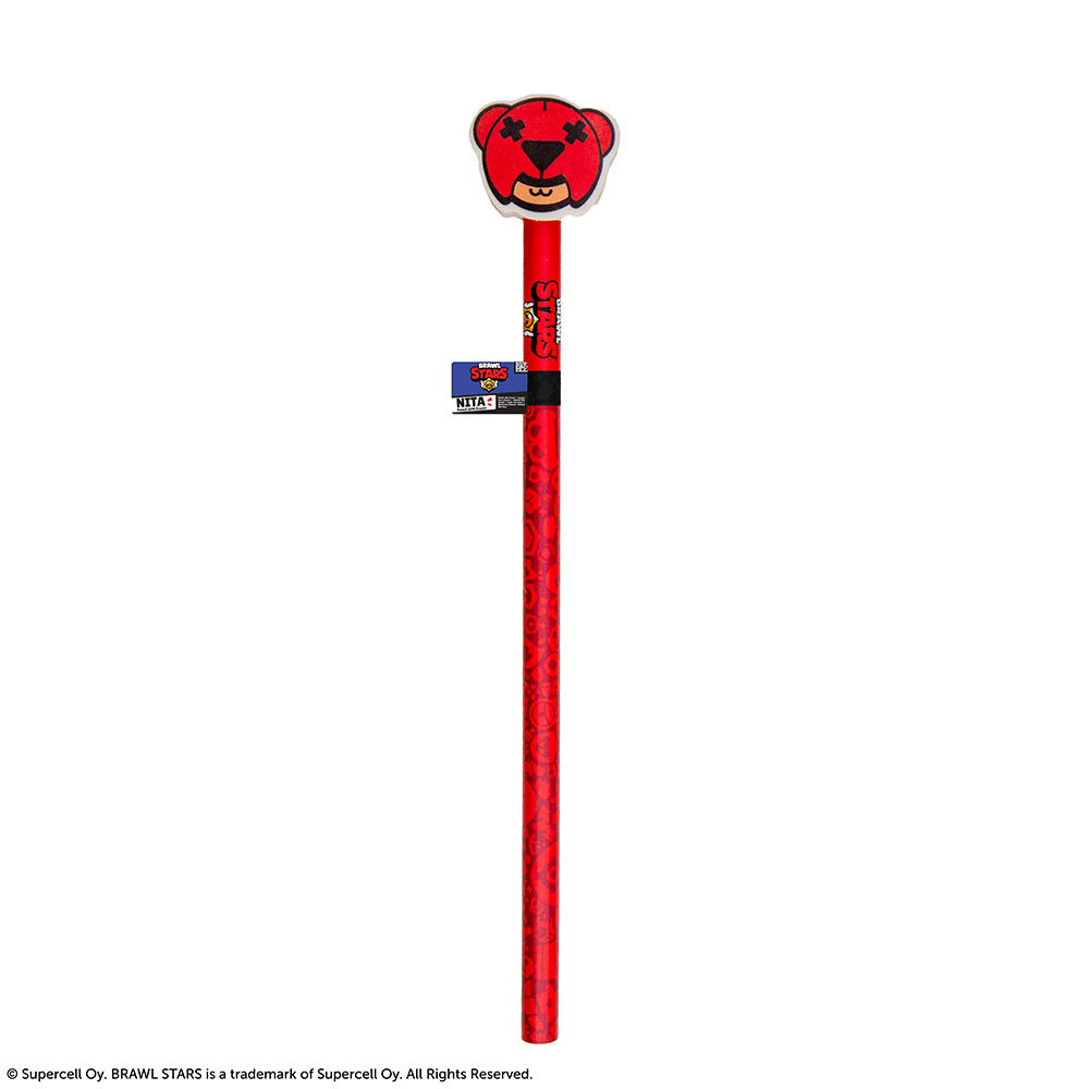 Display 20 Pencils with eraser BRAWL STARS (5 pieces of 4 designs)