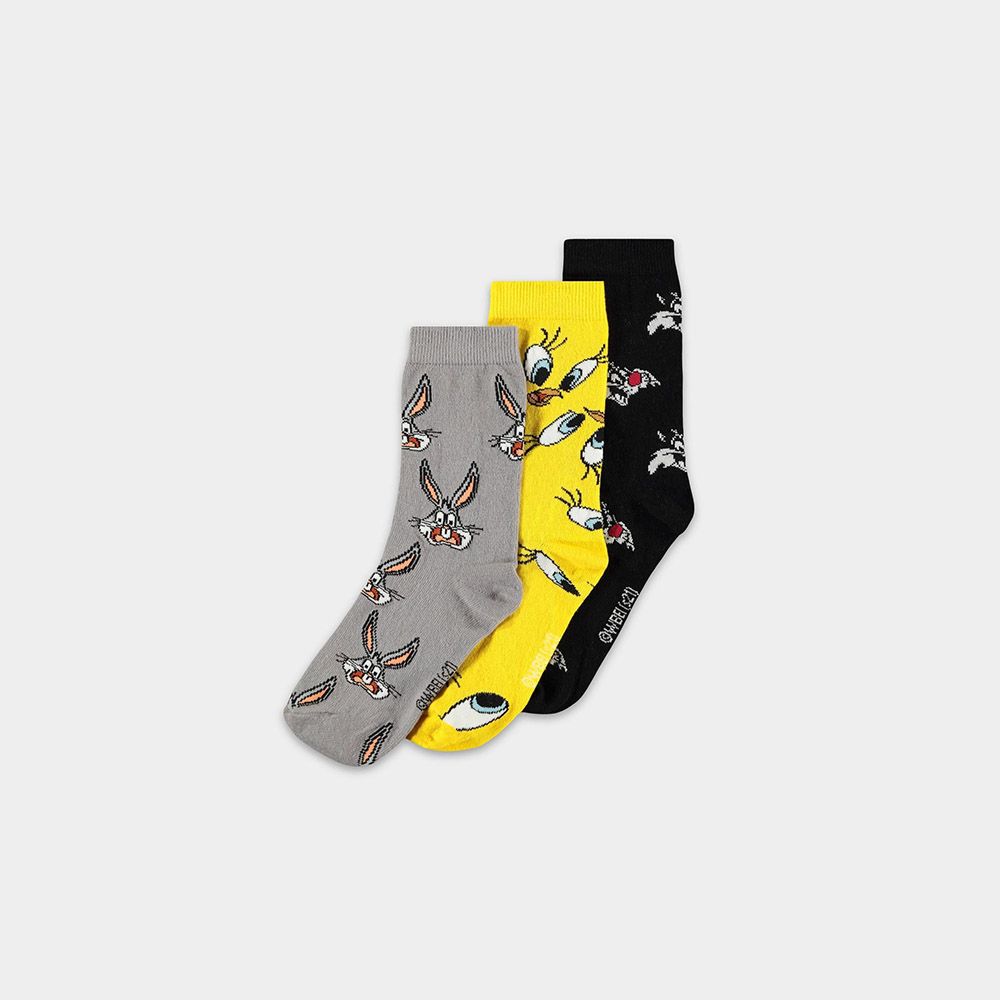 Socks 3pcs 35/38 WARNER Looney Tunes