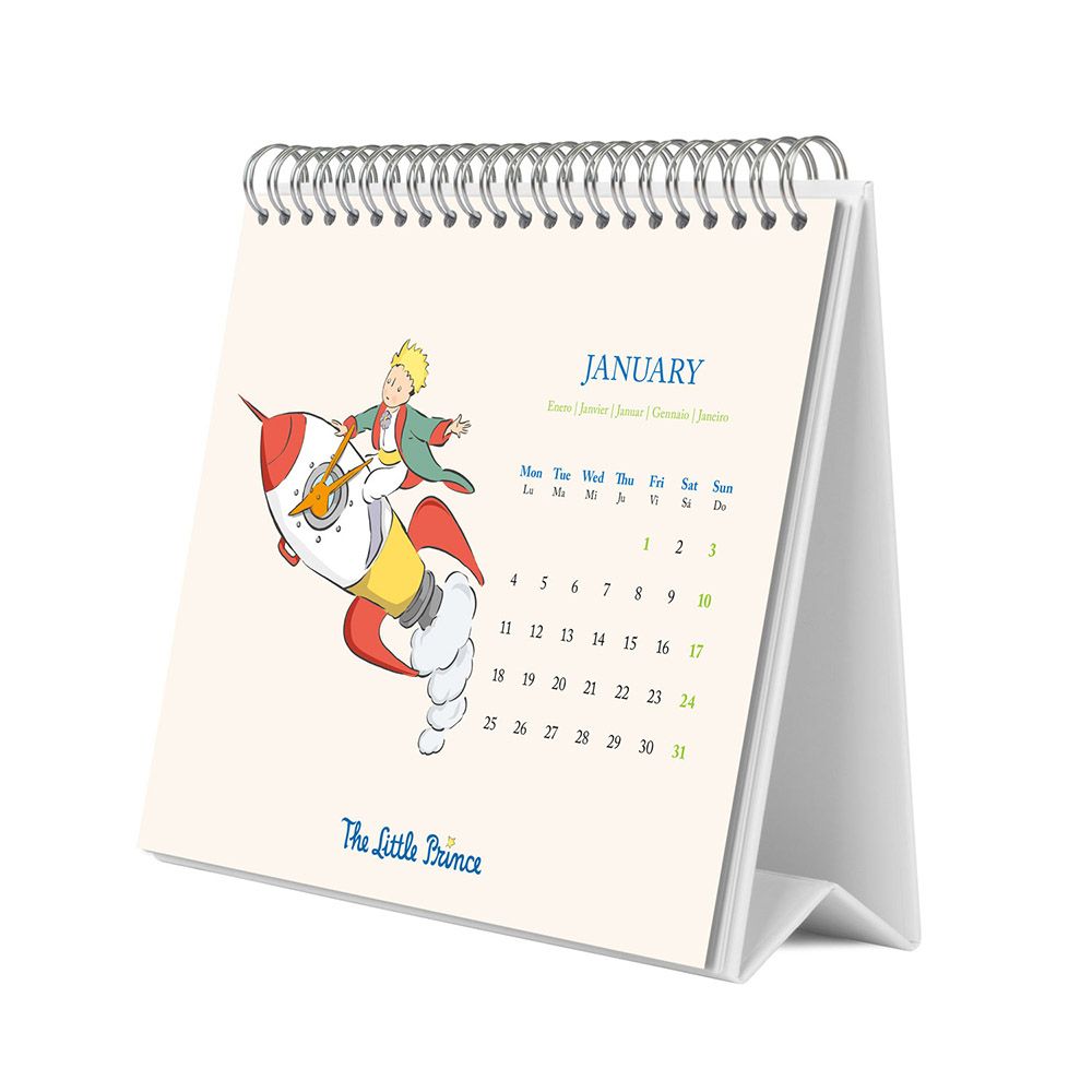 Deluxe Desk Calendar 2027 THE LITTLE PRINCE