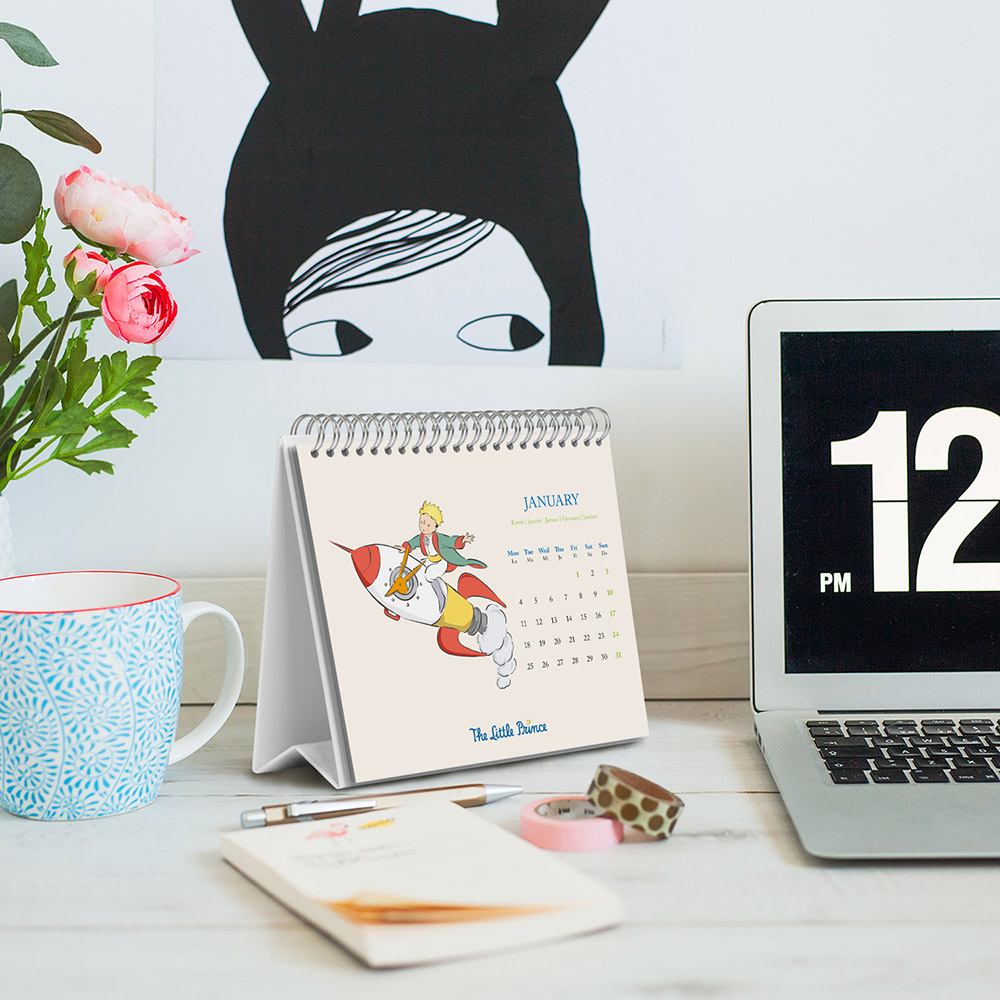 Deluxe Desk Calendar 2027 THE LITTLE PRINCE