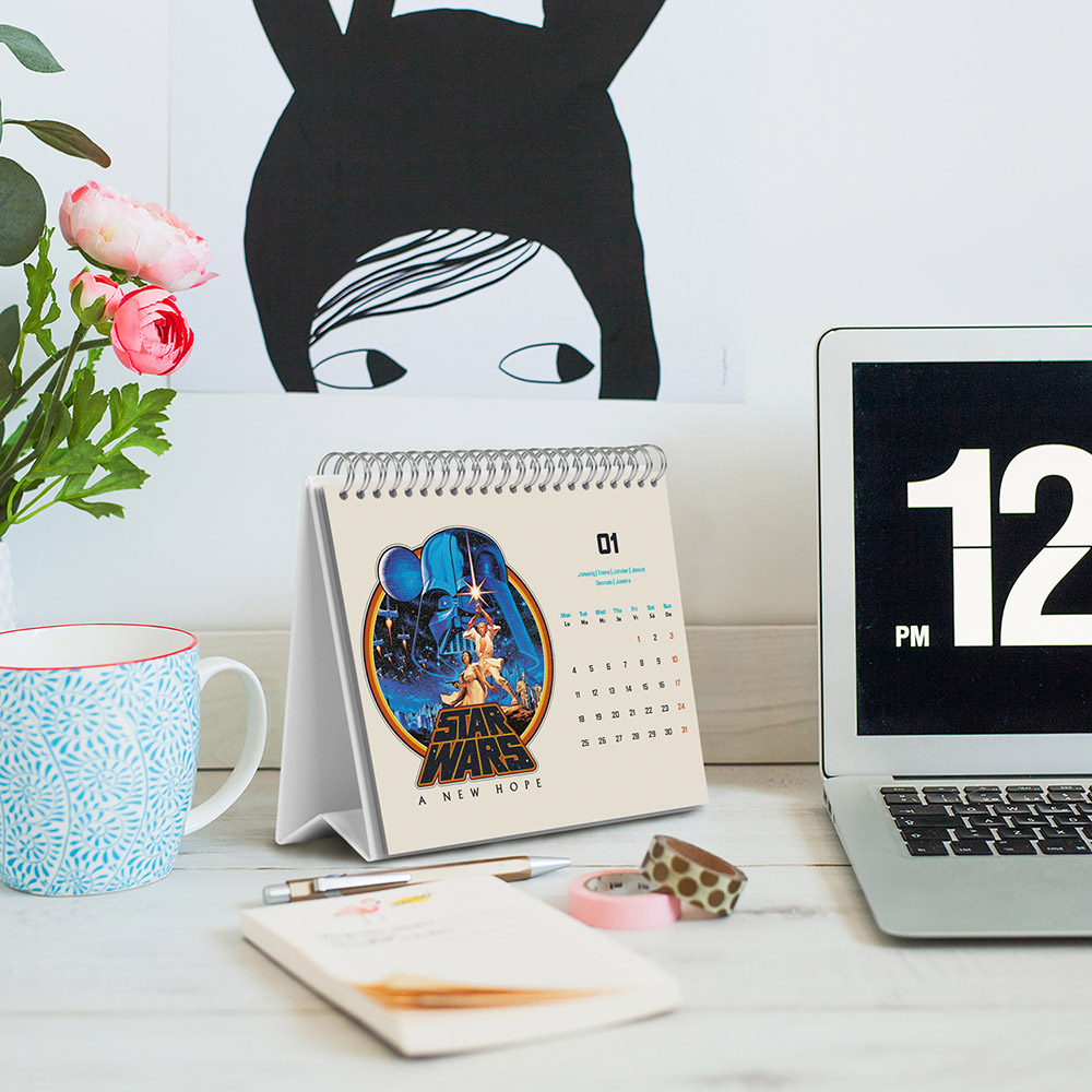 Deluxe Desk Calendar 2027 STAR WARS