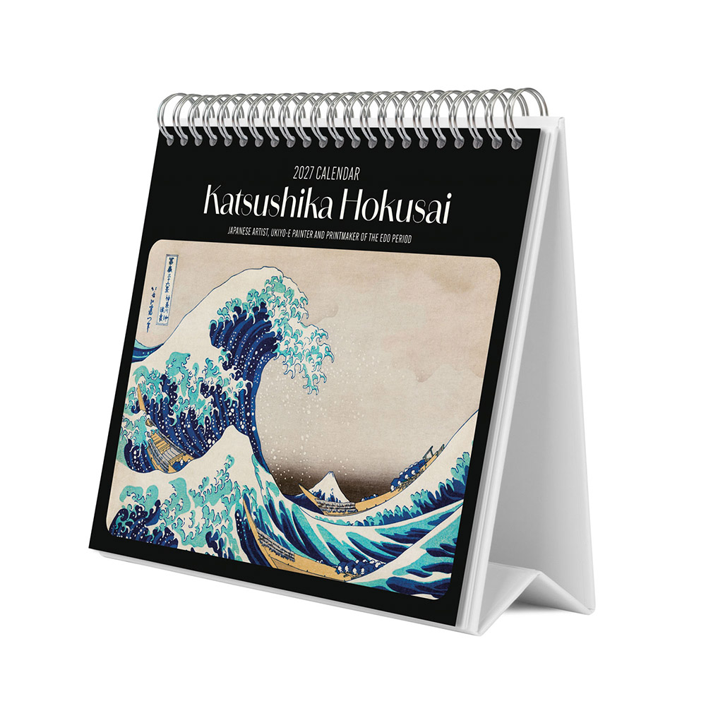 Deluxe Desk Calendar 2027 HOKUSAI