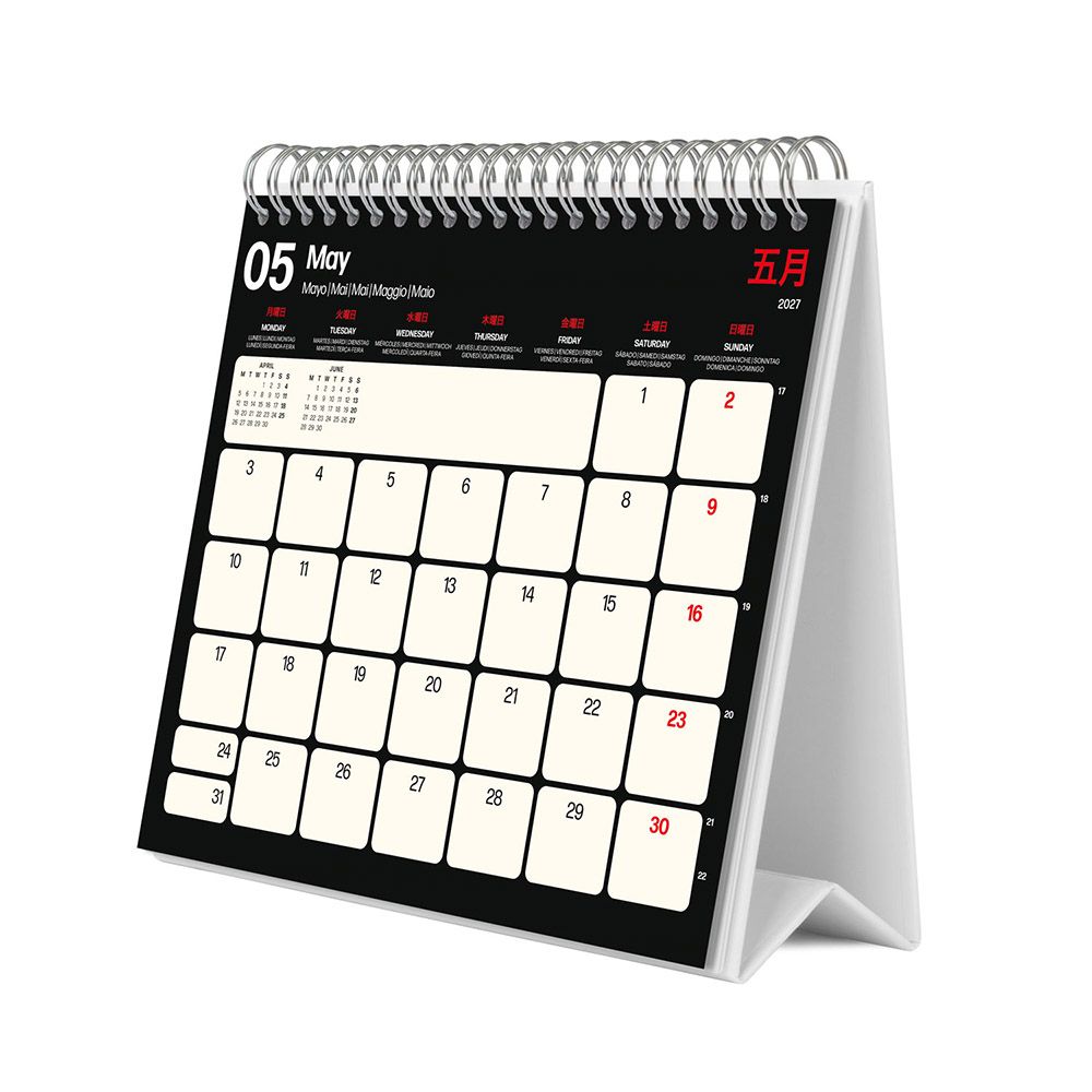 Deluxe Desk Calendar 2027 HOKUSAI