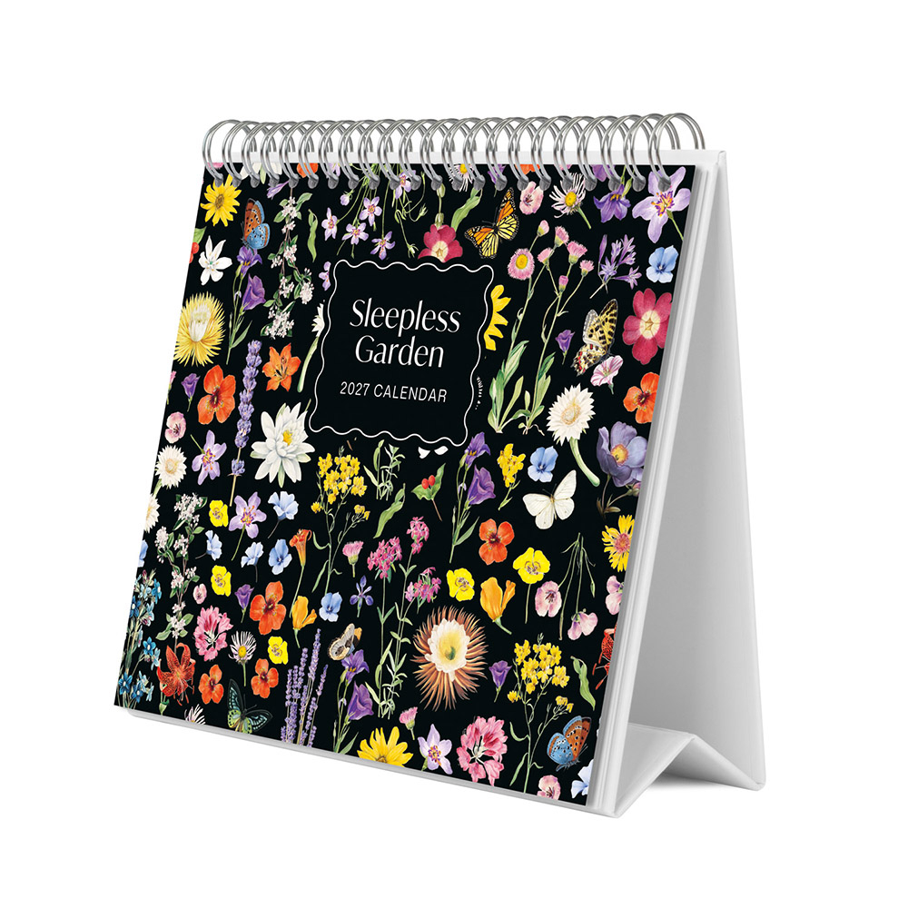 Deluxe Desk Calendar 2027 SLEEPLESS GARDEN