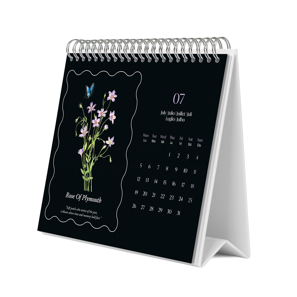 Deluxe Desk Calendar 2027 SLEEPLESS GARDEN
