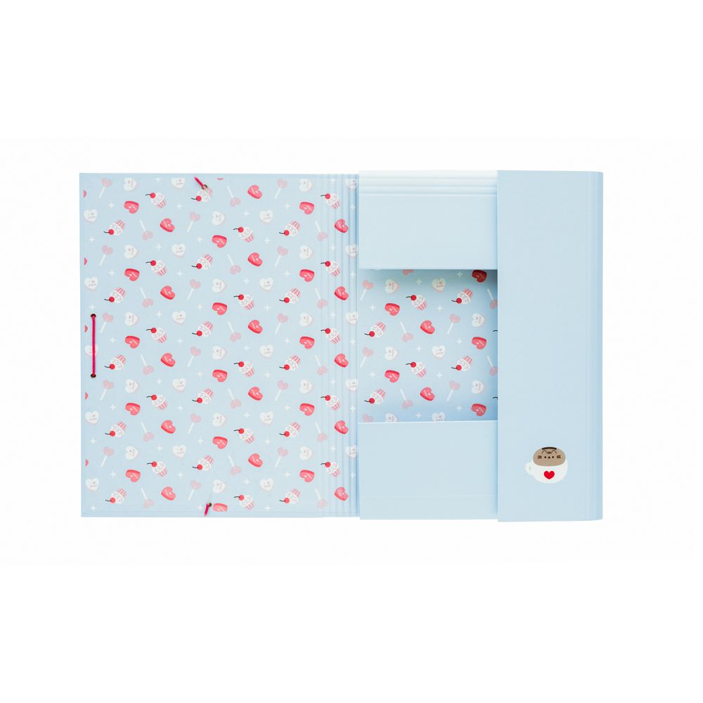 Folder Elastic cord A4 PUSHEEN Purrfect Love Collection