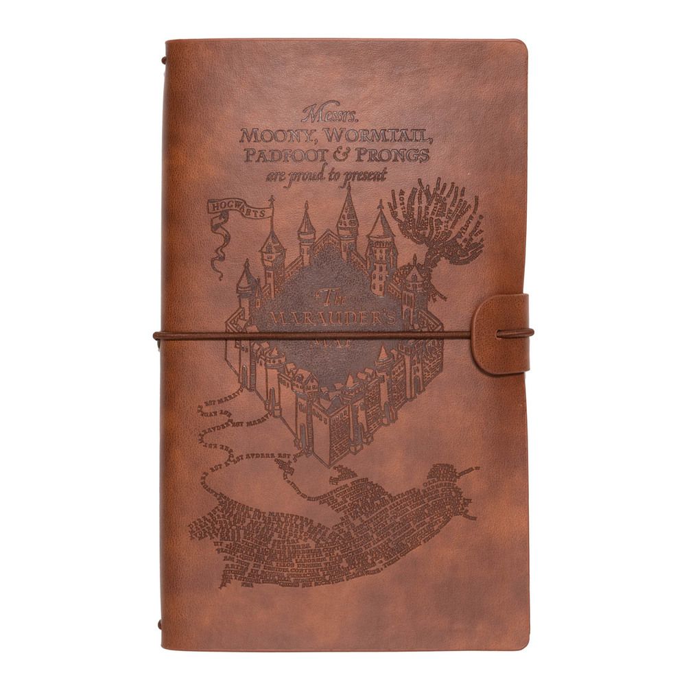 Synthetic Leather Soft Cover Travel Notebook 12X20 HARRY POTTER