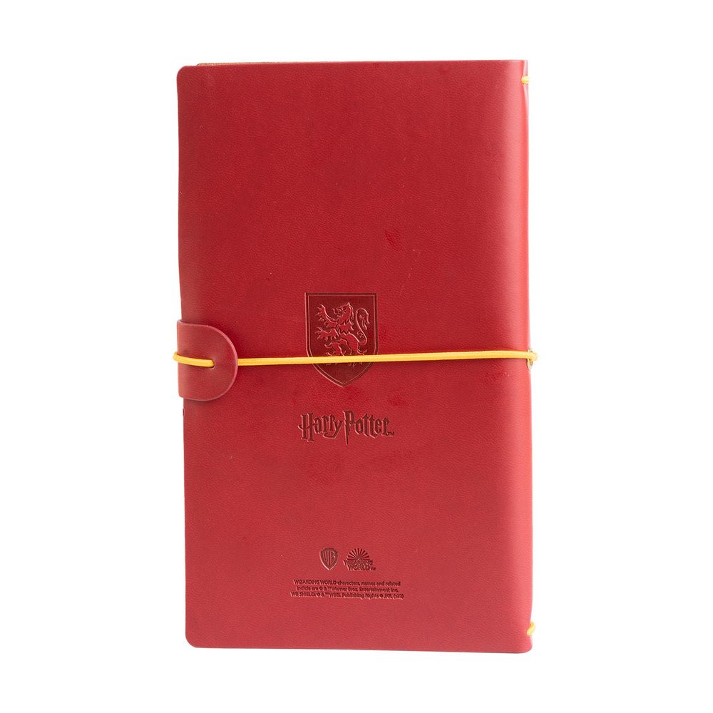 Synthetic Leather Soft Cover Travel Notebook 12X20 HARRY POTTER Gryffindor