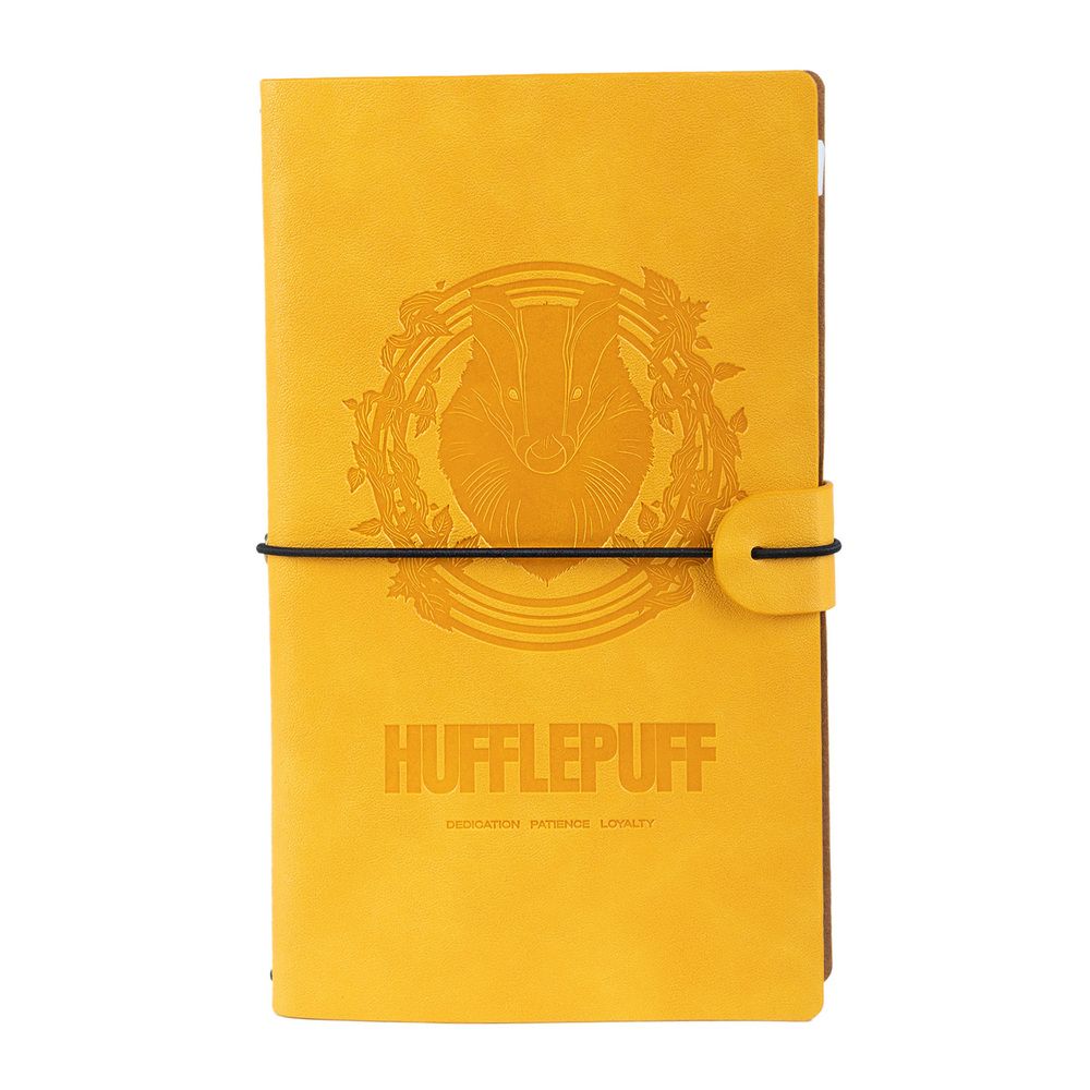 Synthetic Leather Soft Cover Travel Notebook 12X20 HARRY POTTER Hufflepuff
