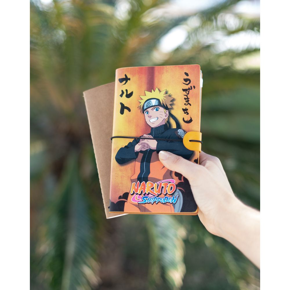 Ταξιδιωτικό Τετράδιο με Μαλακό Εξώφυλλο από Δερματίνη 12X20 NARUTO (Anime Collection)