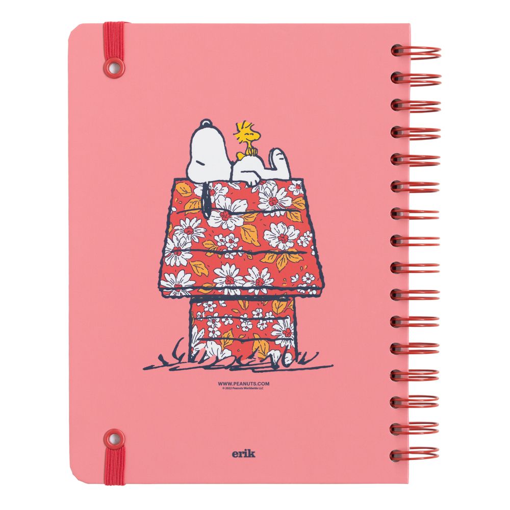 Notebook Hardcover Spiral Lines A5/15X21 SNOOPY Love Yourself