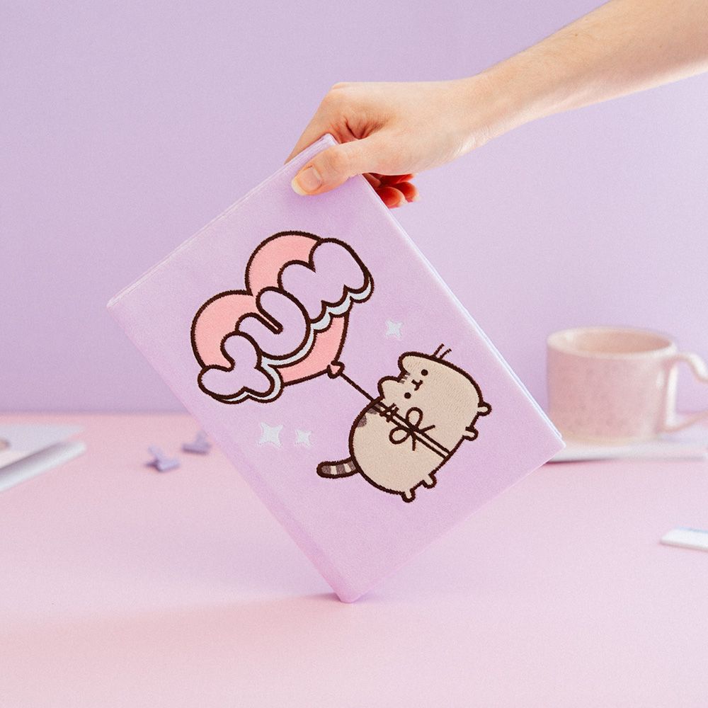 Notebook Plush Cover A5/15X21 96 sheets PUSHEEN Moments Collection