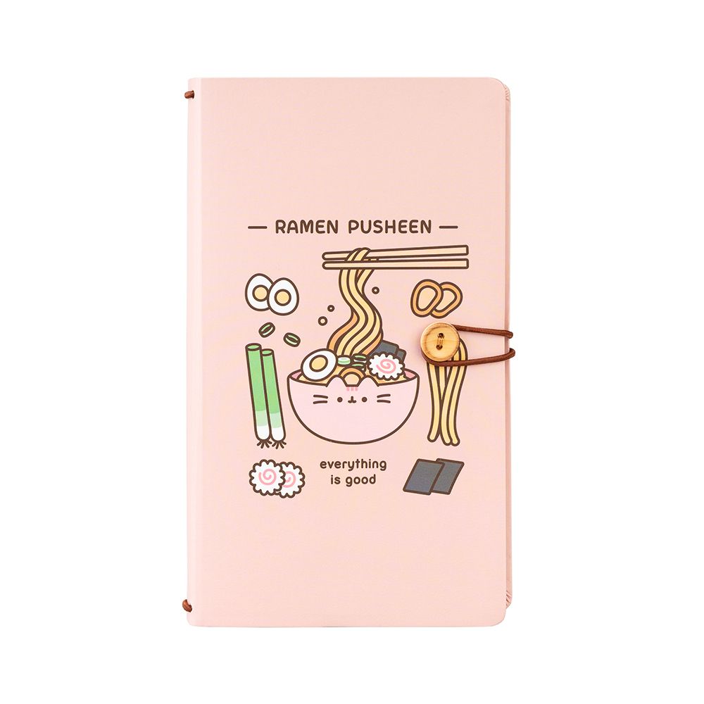 Triple Soft Cover Travel Notebook 13X22 PUSHEEN Sushi Roll