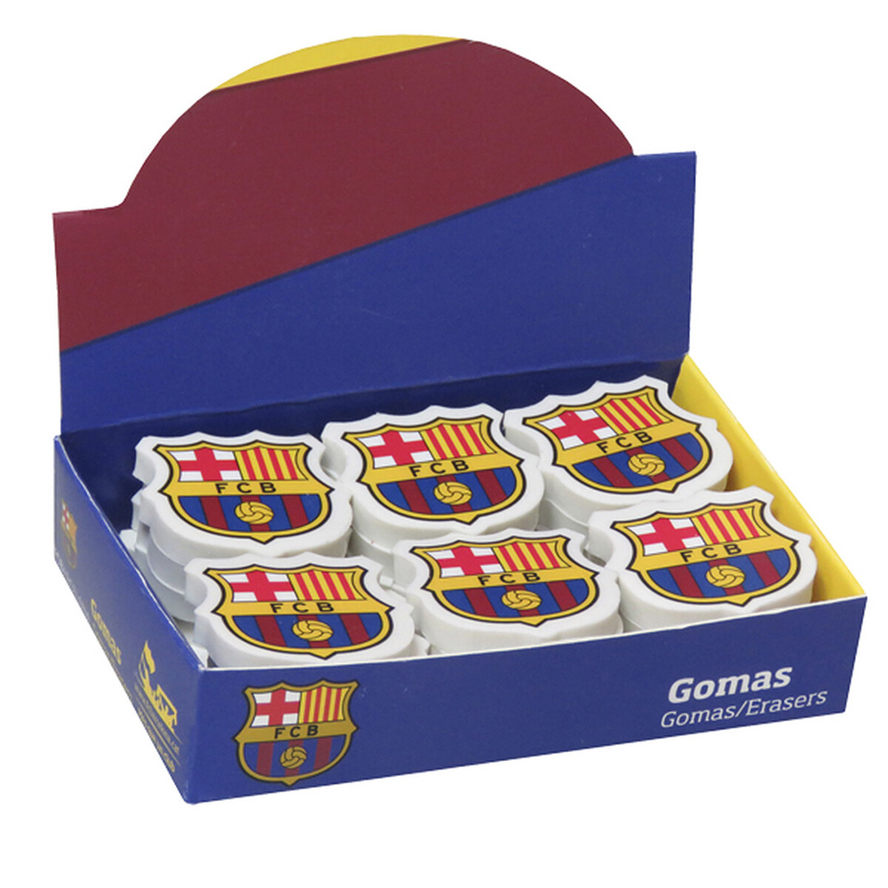 Erasers in Display FC BARCELONA