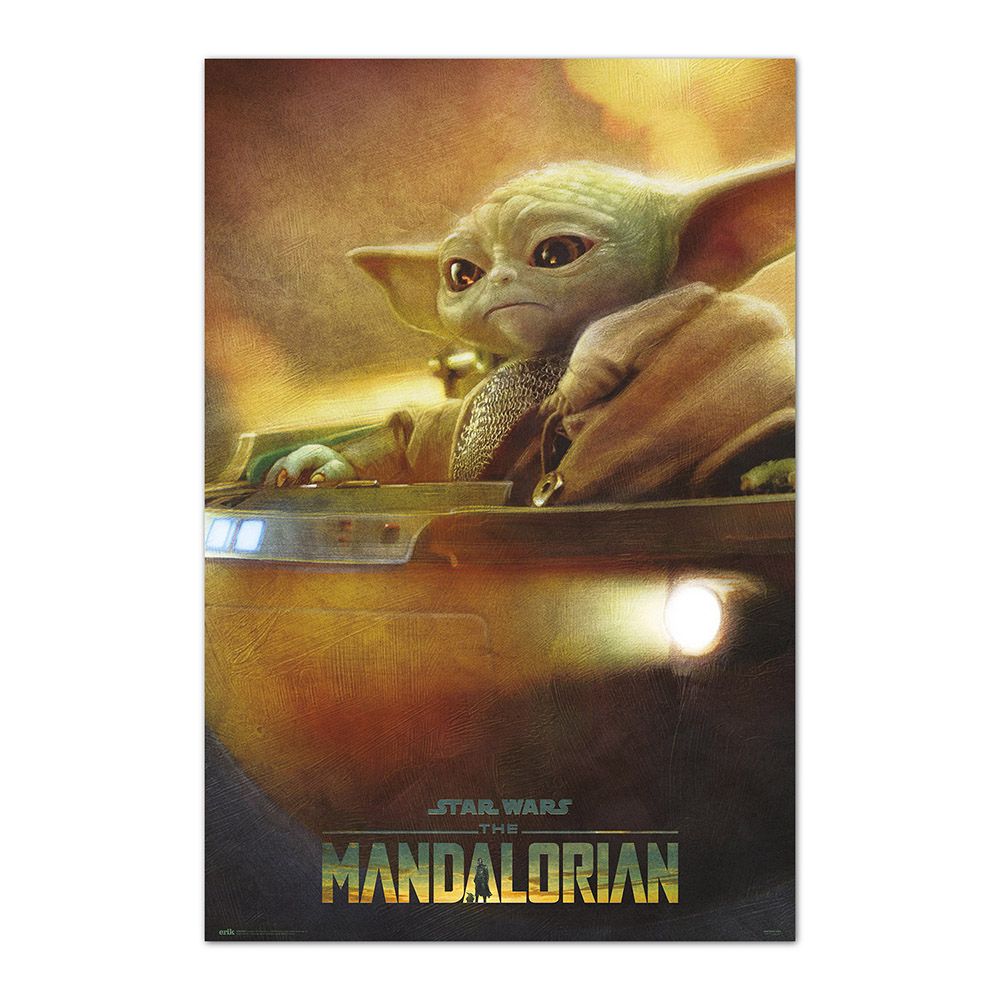 Αφίσα 61Χ91,5εκ STAR WARS THE MANDALORIAN Grogu Pod