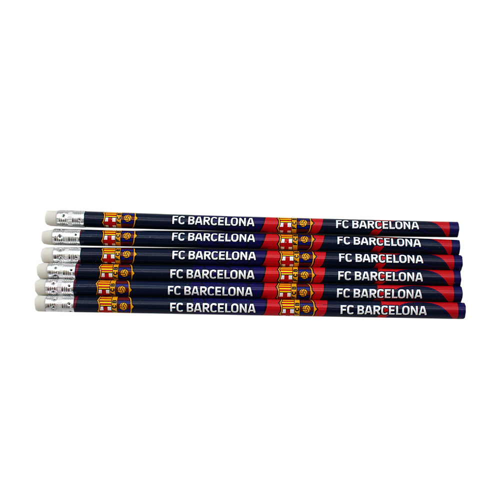 6 Pencils Set FC BARCELONA