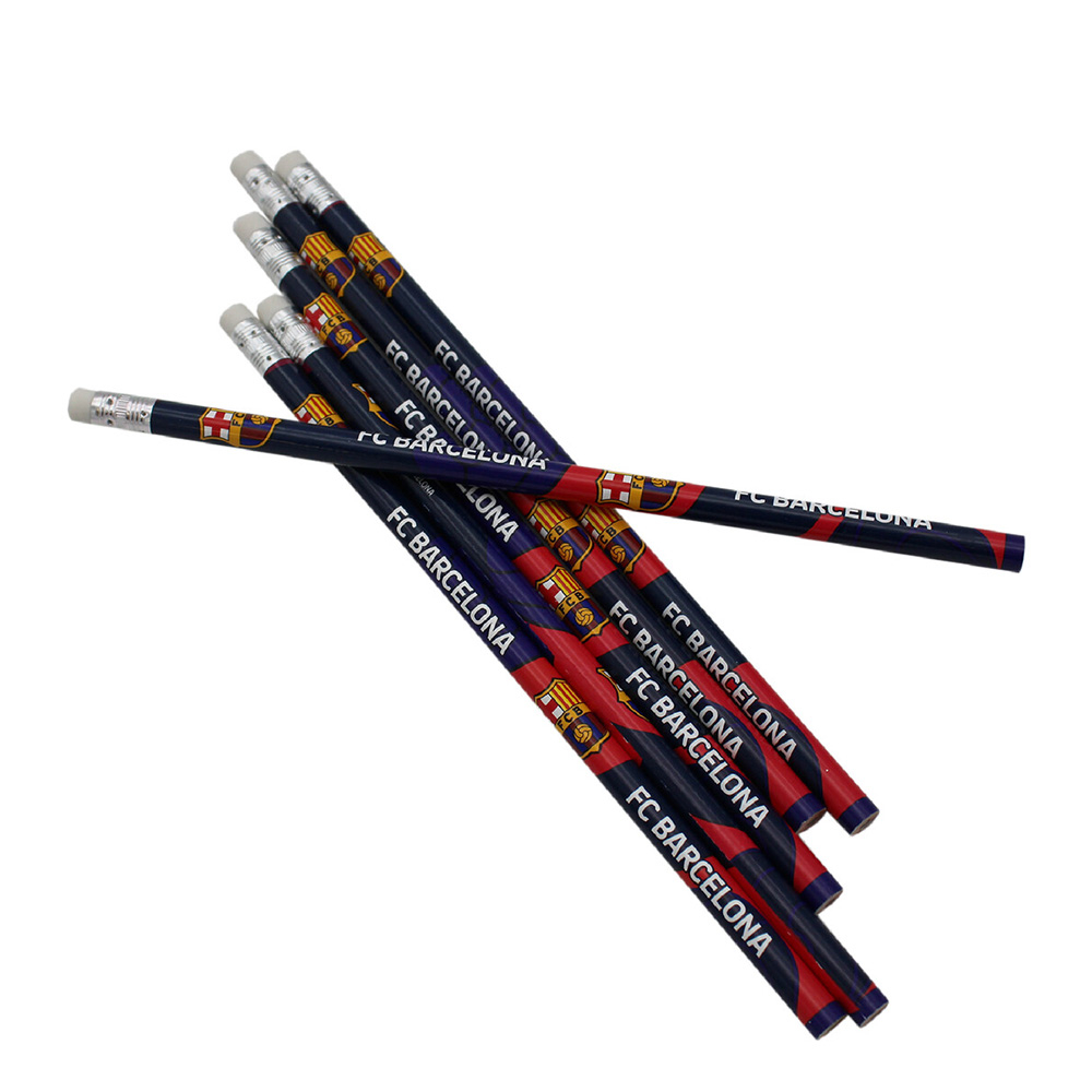 6 Pencils Set FC BARCELONA