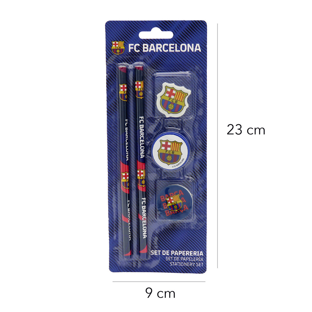 Stationery Set 5pcs FC BARCELONA