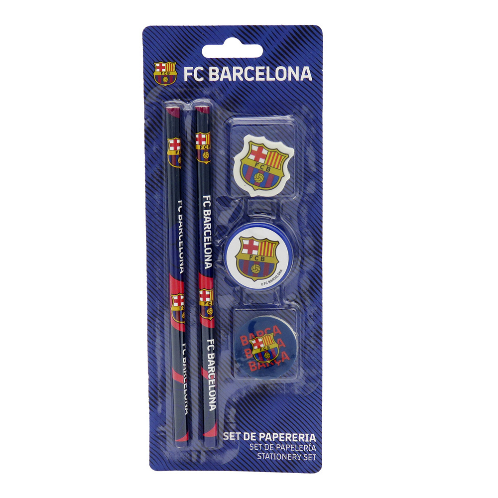 Stationery Set 5pcs FC BARCELONA