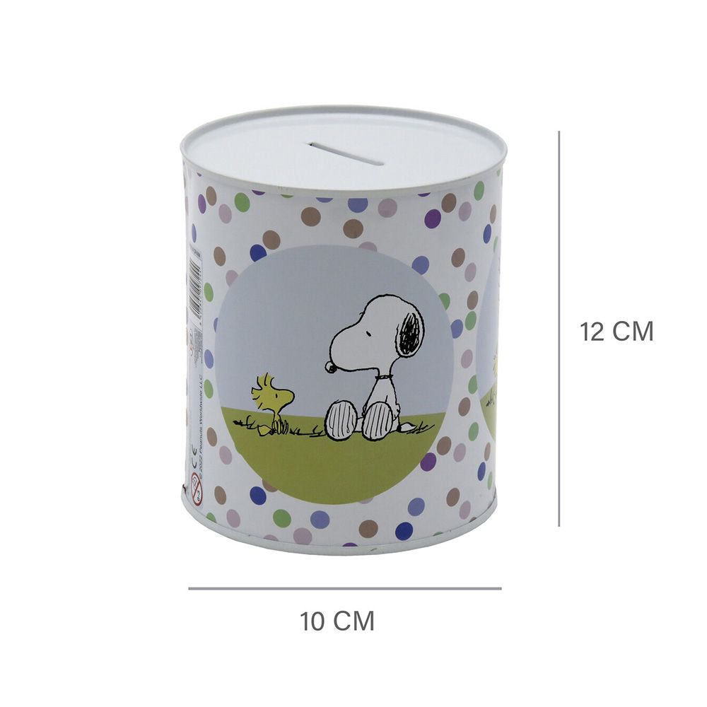 Metallic Coin Bank Box SNOOPY