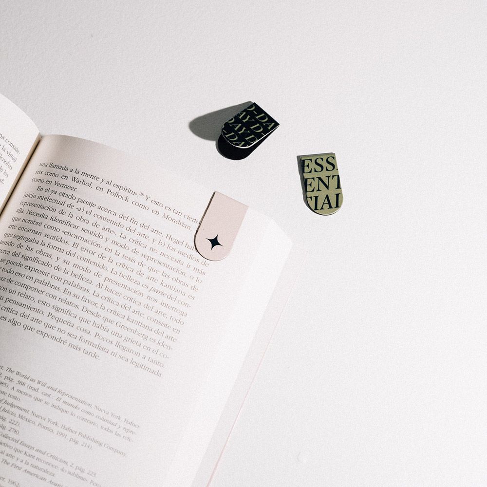 Set of 3 Magnetic Bookmarks KOKONOTE BASIC STUDIO Pistachio Pesto