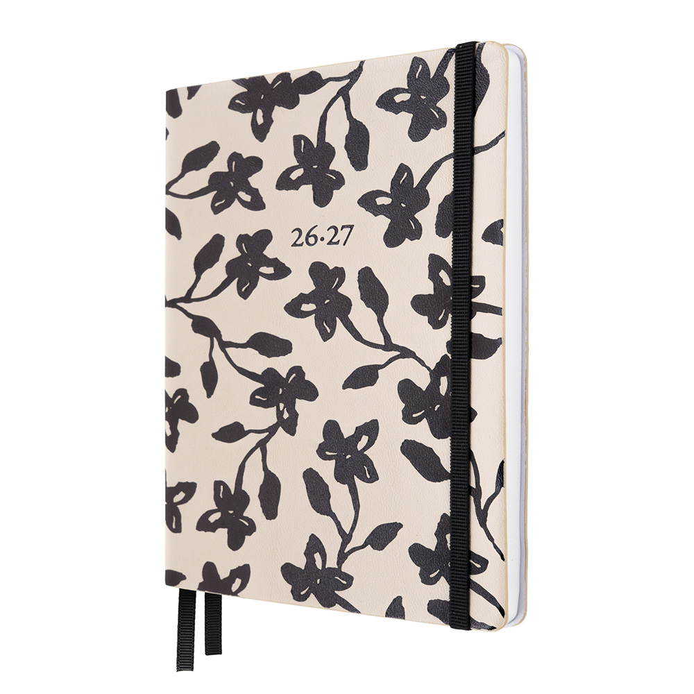 Premium Weekly Academic Agenda 2026/2027 12 Months 13Χ19cm PETIT MIDNIGHT DAHLIA by Kokonote