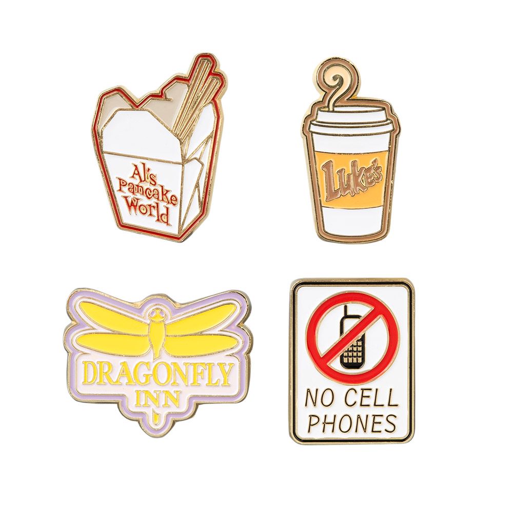 Premium Set of 4 Pins KOKONOTE GILMORE GIRLS