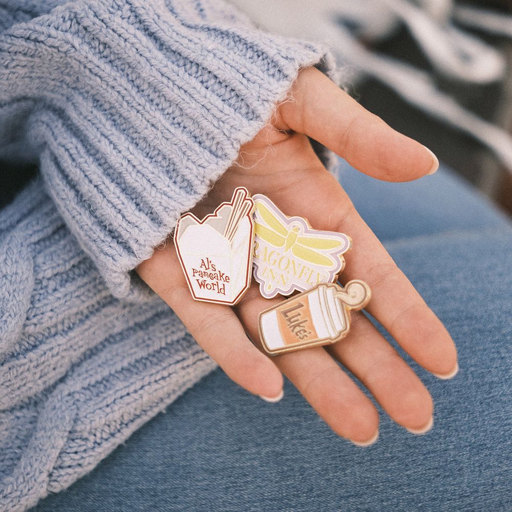 Premium Set of 4 Pins KOKONOTE GILMORE GIRLS