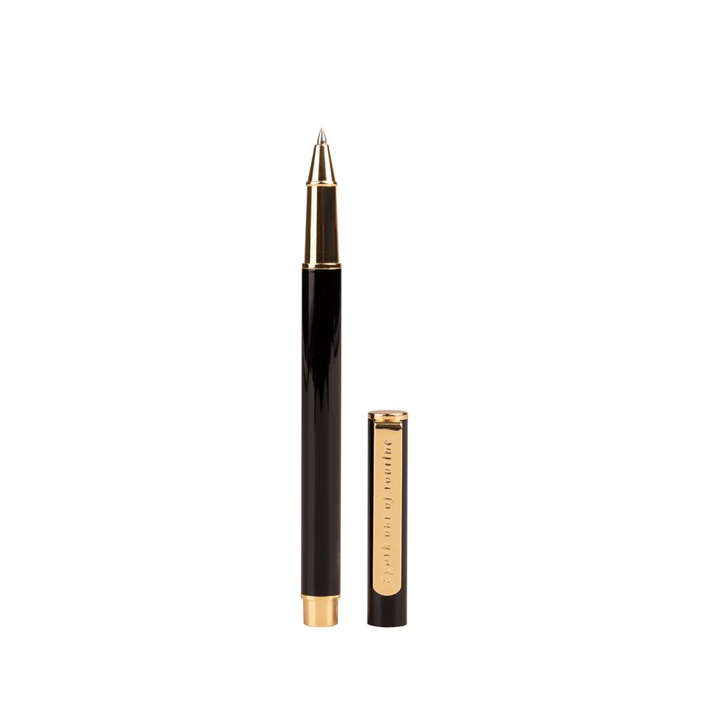 Ballpoint Pen 0,70mm KOKONOTE BASIC STUDIO Back to Black with Gold Plated Finish