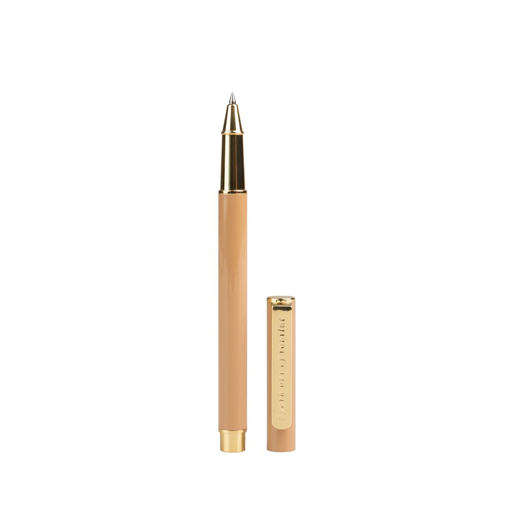 Ballpoint Pen 0,70mm KOKONOTE BASIC STUDIO Almond Latte with Gold Plated Finish