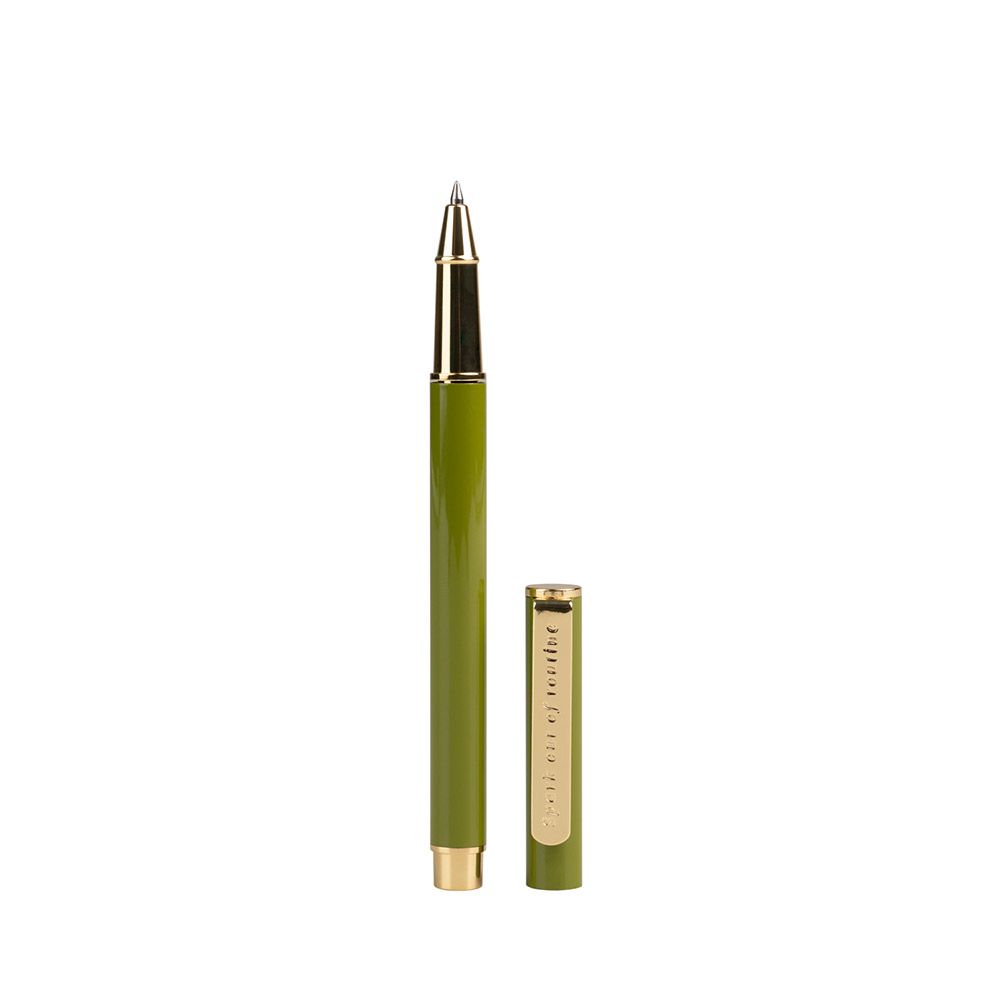 Ballpoint Pen 0,70mm KOKONOTE BASIC STUDIO Pistachio Pesto with Gold Plated Finish