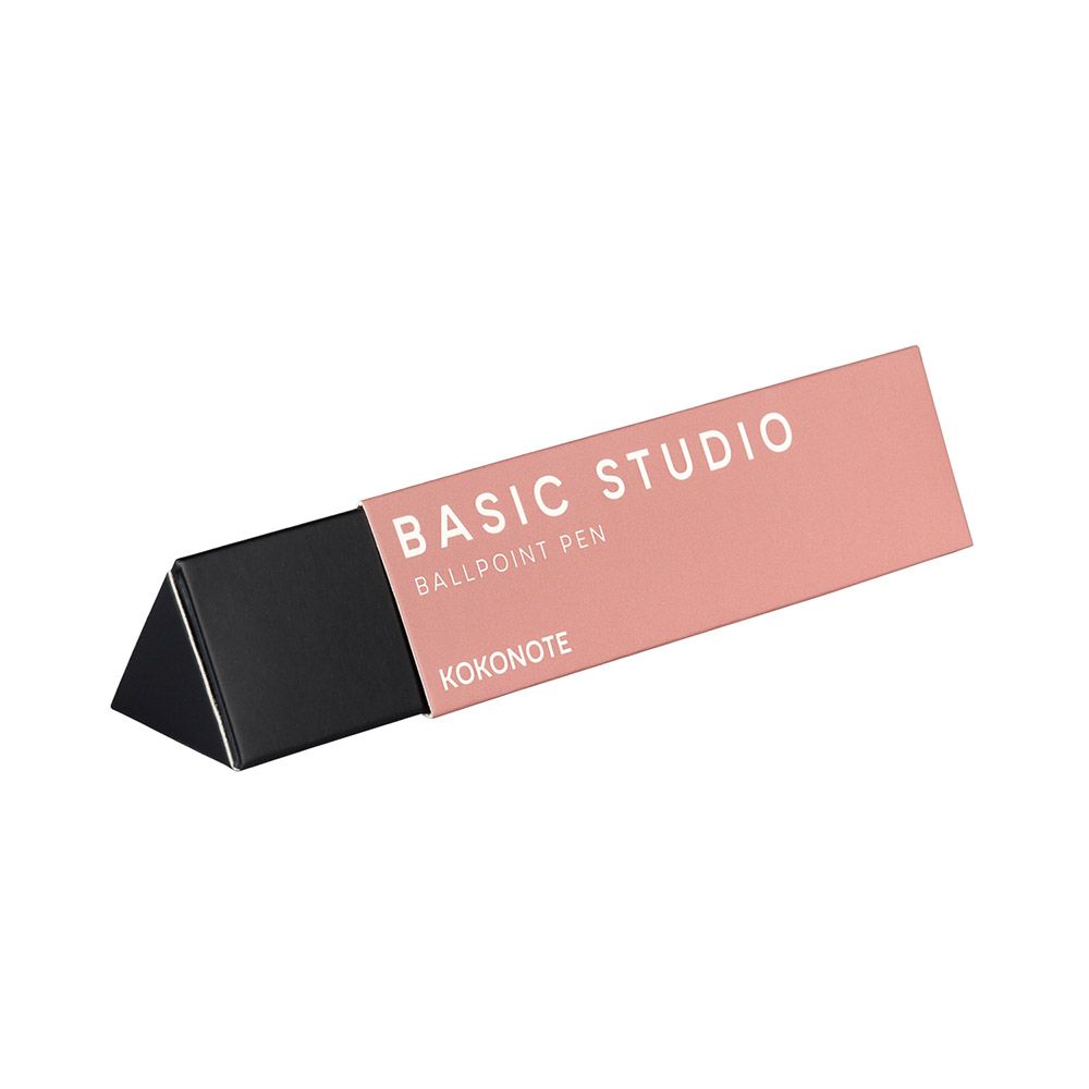 Ballpoint Pen 0,70mm KOKONOTE BASIC STUDIO Rose Nude with Gold Plated Finish
