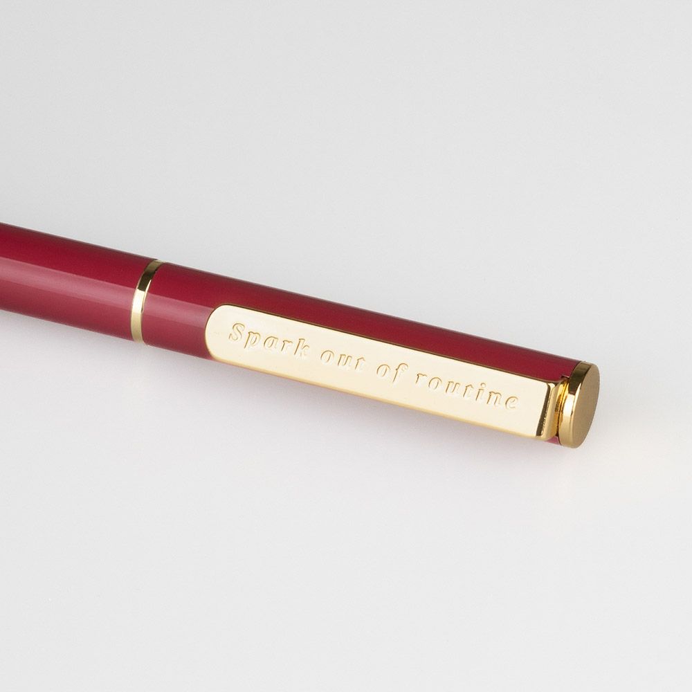 Στυλό 0,70mm KOKONOTE BASIC STUDIO Cherry Lacquer Κερασί με Επίχρυσες Λεπτομέρειες
