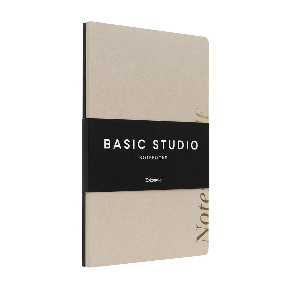 Σετ 2 Τετραδίων Α5 KOKONOTE BASIC STUDIO Neutral Shades