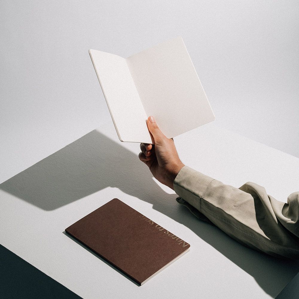 Pack of 2 Notebooks Α5 KOKONOTE BASIC STUDIO Almond Mocha