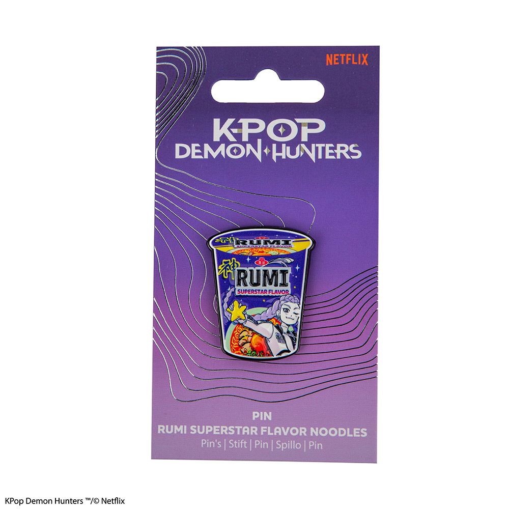 Badge K-POP DEMON HUNTERS Noodle Cup Rumi Superstar Flavor