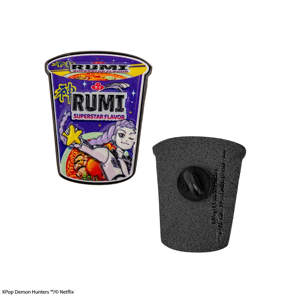 Badge K-POP DEMON HUNTERS Noodle Cup Rumi Superstar Flavor